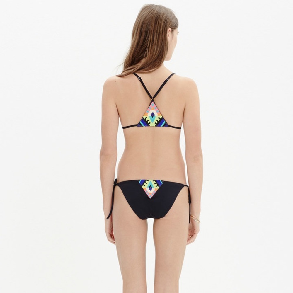 Mara Hoffman Beaded String Bikini Top and Bottom